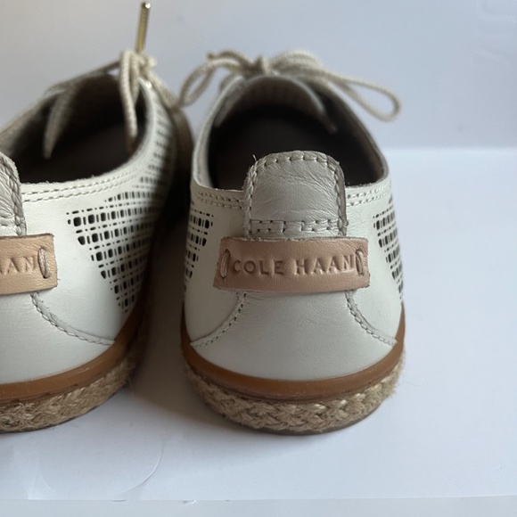 Cole Haan Grand Series Maine Espadrille Cloud 3eye Perforated Sneakers Loafer - Picture 3 of 12